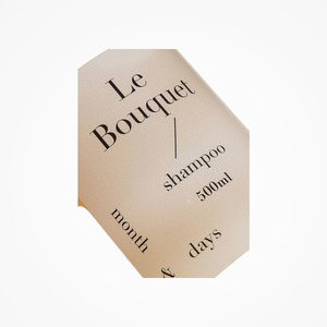 Soins capillaires pour femmes, K-Beauty coréen, shampooing parfumé Months and Days Le Blanc 500ml, 4 pièces, fabriqué en Corée - Product Image 1