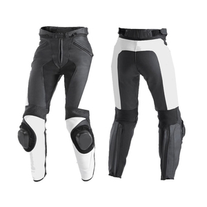 Pantalon de moto unisexe imperméable, respirant, coupe-vent, grande taille, toutes saisons, en cuir véritable, imprimé, en cuir de vachette et de mouton - Product Image 4