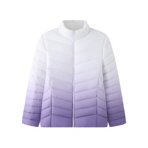 Haut léger et chaud pour <span class=keywords><strong>femme</strong></span>, coupe ajustée, col montant zippé, coupe-vent, écologique, polyvalent, pour l'automne et l'hiver, idéal pour le quotidien et les activités de plein air - Product Image 5