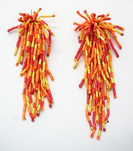 2026 Trending Bohemian Ethnic Style Multicolor Seed Beads Handmade Gold Plated Stud <b>Post</b> <b>Earrings</b> Beaded Jewelry Anniversary - Product Image 3