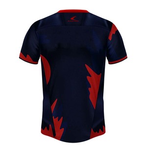 Jersey Deportivo Sublimado Personalizado para Hombre con Cuello en V, Color Morado y Rosa, de Secado Rápido - Product Image 3