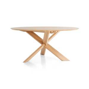 High Quality Solid Teak <b>Wood</b> <b>Dining</b> Table Modern Design Waterproof Eco-Friendly Indoor/Outdoor Use Natural Color 1-Year - Product Image 1