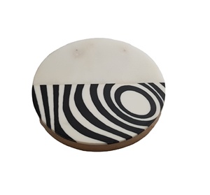 Round Shape Resin and <b>Wood</b> with High Quality Polished Custom Coasters Kitchen Supplies <b>Placemats</b> Kitchen Accessories - Product Image 2