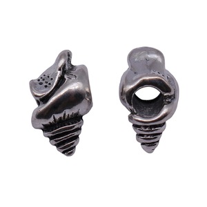 Cuentas <span class=keywords><strong>de</strong></span> Concha <span class=keywords><strong>de</strong></span> Caracol Espiral con Agujero Grande 16x9.5mm, Aleación <span class=keywords><strong>de</strong></span> Zinc Plateado Antiguo para Tejido <span class=keywords><strong>de</strong></span> Tobilleras <span class=keywords><strong>de</strong></span> Playa - Product Image 4