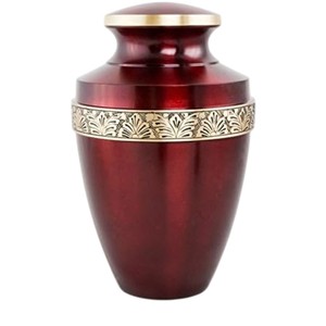 Handcrafted Green <b>Marble</b> Finish Aluminium Cremation Urn For Human Ashes <b>Large</b> Decorative Funeral Memorial Urn With Secure - Product Image 5