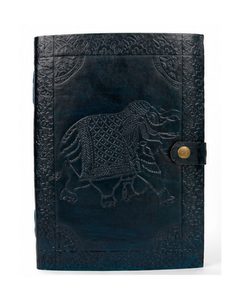 Diario Vintage Azul Hecho a Mano en India con Cierre de Botón a Presión, Cuaderno de Escritura con Encuadernación India, 7x5 Pulgadas, Venta al Por Mayor - Product Image 1