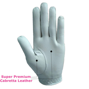Guantes de Golf Personalizados con Logotipo, de Cuero Genuino, Transpirables, Antideslizantes, para Mano Izquierda y Derecha, Servicios OEM, Guantes de Golf Deportivos a Precio Económico - Product Image 3