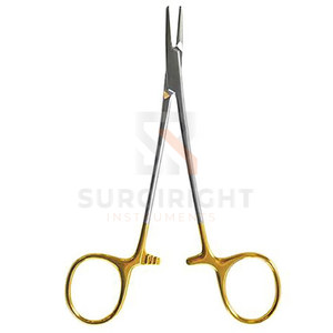 Manual Surgical Derf TC Needle <b>Holder</b> Forceps Tungsten Carbide Inserts Serrated Tip Accurate Needle <b>Control</b> Instrument Set - Product Image 1