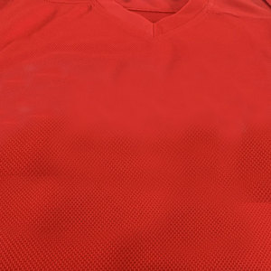 Montreal Canadiens Unisex <b>Red</b> Hockey Jersey Sets Breathable Mesh Number 22 Caulfield Tackle Twill Print Half Sleeve Crew Neck - Product Image 6