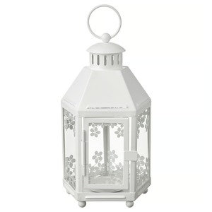 Lanterne en métal tendance et esthétique, porte-bougie design moderne, lanterne décorative pour l'intérieur, l'extérieur, la maison, le balcon, la décoration de jardin - Product Image 1