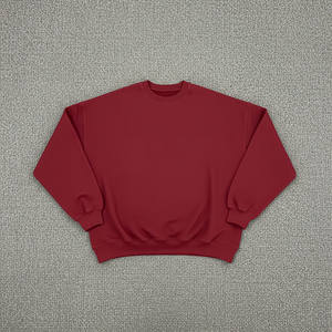 Sudadera OEM de Invierno con Forro Polar, Hombros Caídos, Bloques de Color, Unisex, con Logotipo Personalizado, Estilo Urbano, 100% Algodón, Talla Grande, Cuello Redondo - Product Image 3