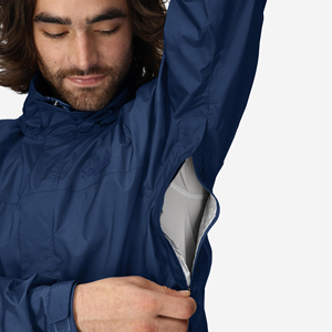 Manufacture Custom Design Lightweight Packable Rain Jacket Waterproof Windproof Moisure Wicking Outdoor Hiking <b>Raincoats</b> - Product Image 3