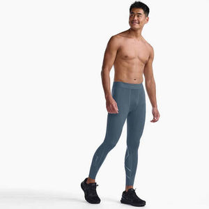 Leggings pour hommes en Spandex/Polyester fabriqués au Pakistan, sans couture, unis, longueur intégrale, taille élastique, respirants, séchage rapide, haute qualité - Product Image 6