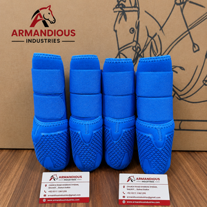 Protectores de Patas de Caballo Profesionales de Primera Calidad para Deportes de Equipo, Botas de TPU y Neopreno para Tendones Delanteros y Traseros, Directo de Fábrica - Product Image 1