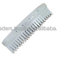 Peigne en os de buffle fait à la main Peigne en os de buffle poli Peigne à cheveux en os de buffle de haute qualité du fabricant indien - Product Image 6