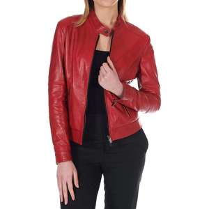 Best Arrival Women Fashion <b>Leather</b> <b>Jackets</b> for Winter Clothing / Top Selling <b>Long</b> Sleeve Blank <b>Leather</b> <b>Jackets</b> for Women - Product Image 1