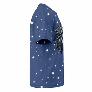 T-shirt pour homme de qualité supérieure, nouvelle arrivée, durable, premium, imprimé étoiles de la galaxie, surdimensionné, graphique cosmique, manches courtes, streetwear - Product Image 6