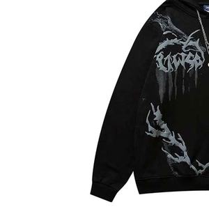 Sudadera con capucha DTG y DTF personalizada de alta calidad elaborada con mezcla de algodón pesado con estampado nítido y ajuste cómodo - Product Image 5