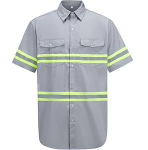 เสื้อโปโล RELICSTAR CARPORATION สีส้มสะท้อนแสงสำหรับทุกเพศ  แถบสะท้อนแสง ชุดทำงาน ยูนิฟอร์ม ผ้าฝ้าย สวมใส่สบาย กันลม - Product Image 1