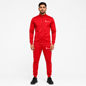 <b>Mens</b> Winter Training Tracksuit Eco-Friendly Quick Dry Lightweight Breathable 100% Polyester Full Zip <b>Track</b> <b>Jacket</b> Tapered <b>Track</b> - Product Image 1