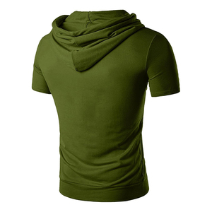 Sudaderas con Capucha de Manga Corta para Hombre, Hechas a Medida, Tejido Grueso, Estampadas, Ecológicas, Ropa de Entrenamiento, Tela Suave - Product Image 3