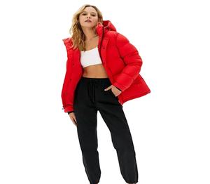 Chaqueta de Invierno de Alta Calidad para Mujer, Diseño de Moda Urbana, Chaqueta Acolchada con Estampado Personalizado, Chaqueta Cortavientos, Chaqueta Abrigada de Plumón - Product Image 2