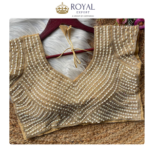 La Mejor Colección de Blusas de Seda Pura Hechas a Mano con Espalda Descubierta y Completamente Cosidas para Bodas y Fiestas a un Precio Accesible - Product Image 5