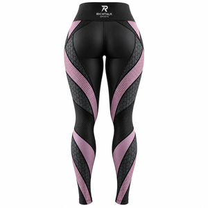 Latest Design Durable Best Material Women Sublimation <b>Leggings</b> High Waist Full Length <b>Mesh</b> Spandex/Polyester Wholesale Low MOQ - Product Image 2