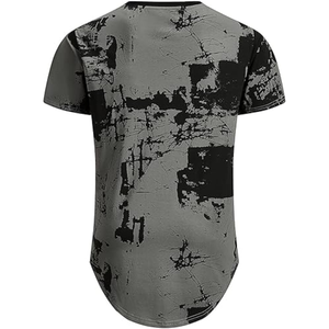 เสื้อยืดพิมพ์ลายกราฟิก 3 มิติสำหรับผู้ชาย |   เสื้อยืดแฟชั่นแขนสั้นฤดูร้อนลำลองสุดเท่ - Product Image 2