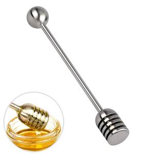 Cuillère à miel en métal doré, réutilisable, design minimaliste pour la cuisine - Product Image 3