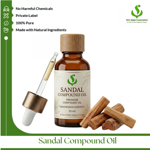 Pure Sandal Compound Oil for Beauty Care Products Aromatic Blends and Industrial Manufacturing Supply Solutions - Product Image 1