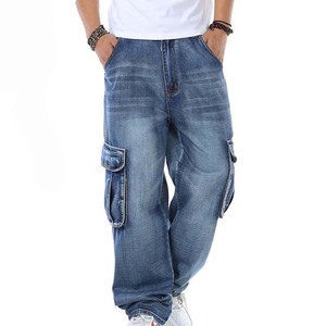 Regular Fit Denim Men's <b>Jeans</b> High <b>Waist</b> Washed Breathable Casual Fashion <b>Elasticity</b> Autumn Pants - Product Image 5
