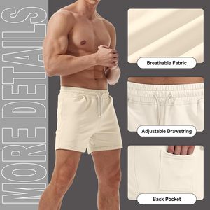 Shorts cargo athlétiques pour hommes, séchage rapide, légers, taille élastique, décontractés, pour l'été, la course, l'entraînement, la plage, avec poches - Product Image 6