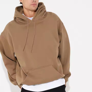 Polyester/Cotton High Quality Hooded Solid Front Custom Graphic Plain Blank Hoodies Unisex Streetwear Pullover Heavyweight - Product Image 4