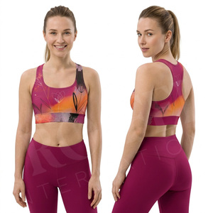 Soutien-gorge de sport élégant pour femme, dos nageur, respirant, séchage rapide, pour entraînement, gym, course à pied et activités sportives, vente en gros - Product Image 2