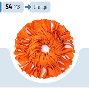 ลูกโป่งปาร์ตี้สีส้มขนาด 12 นิ้ว 54 แพ็คสำหรับตกแต่งงานเทศกาล - Product Image 2