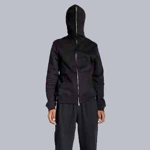Custom Eco-Friendly Polyester/Cotton <b>Fleece</b> Oversized Pullover Hoodie <b>Men</b> Winter Heavyweight Embroidered Puff Sweatshirt - Product Image 3