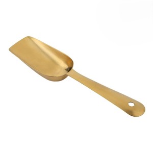 Modern Gold Metal Ice Scoop Heavy Duty Beverage Serving Scoop Premium Kitchen <b>Bar</b> Restaurant Hotel Catering Food Service <b>Tool</b> - Product Image 2