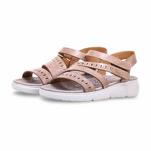 PU0334รองเท้าแตะส้นสีเทาอย่างเป็นทางการ - Product Image 3