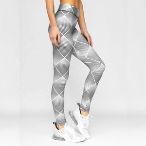 Women Premium Quality Gym <b>Leggings</b> with Custom Logo High Waist Push Up Fitness Tights for Sportswear - Product Image 2