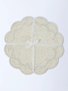 Premium Sunflower Shaped <b>Beaded</b> <b>Placemat</b> Handmade Table Centerpiece Decorative Dining And Home Accent - Product Image 5