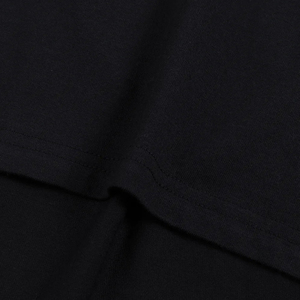 T-shirt basique en coton pour homme à col montant et manches longues, délavé à l'acide, uni, avec logo personnalisé, marque privée, fournisseur OEM ODM - Product Image 3