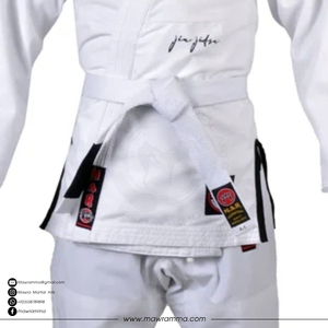 บริการ OEM ชุดยิวยิตสู BJJ ผ้าฝ้าย 100% ทอลายเพิร์ลวีฟ ปักโลโก้ตามสั่ง ชุดยิวยิตสูบราซิล ชุดยูนิฟอร์มสำหรับการฝึกซ้อมและการแข่งขันระดับมืออาชีพ - Product Image 3