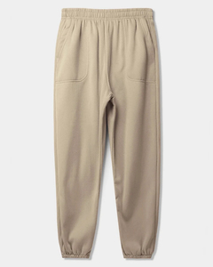 Plus Size <b>Men's</b> <b>Khaki</b> Jogger Sweatpants Elastic Waist Mid Rise Knitted Casual Loose Fit Pants With Pockets Autumn Wear - Product Image 1