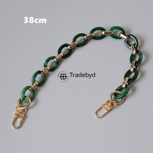 Cadena de resina, collar colorido hecho a mano, joyería de moda elegante, accesorio ligero y duradero para mujeres y niñas Tradebyd - Product Image 5