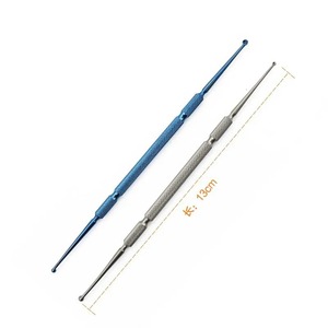 Pinzas de aleación de titanio tamaño SML para instrumentos microscópicos y oftálmicos, para quistes de glándulas tarsales y cureta de calázion Meyerhoefer - Product Image 2