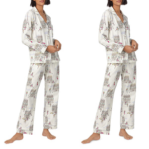 Women's Winter Robe Sets Terry Fabric Eco-Friendly Soft Breathable Plus Size Front Embroidery Knee Length Double-Layer Collar - Product Image 1