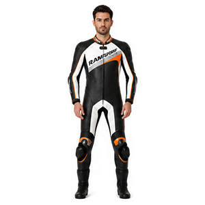 Combinaison de course en cuir pour moto personnalisée, combinaison de motard, combinaison de moto en cuir, dernier style, combinaison de motard pour homme - Product Image 3