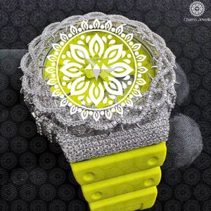Montre de luxe Charm Jewells en acier inoxydable, cadran analogique 40 mm, verre laminé, lumineuse, bracelet en acier inoxydable, mécanique, carrée pour homme - Product Image 2