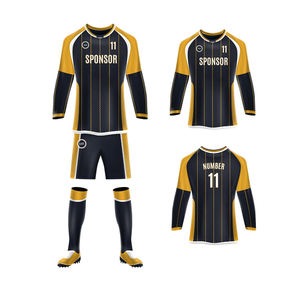 Nouvelle saison, qualité supérieure, 100% polyester, maillots de football en gros, sublimation personnalisée, maillots de football pour hommes - Product Image 3